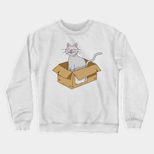 Cat in a box Crewneck Sweatshirt